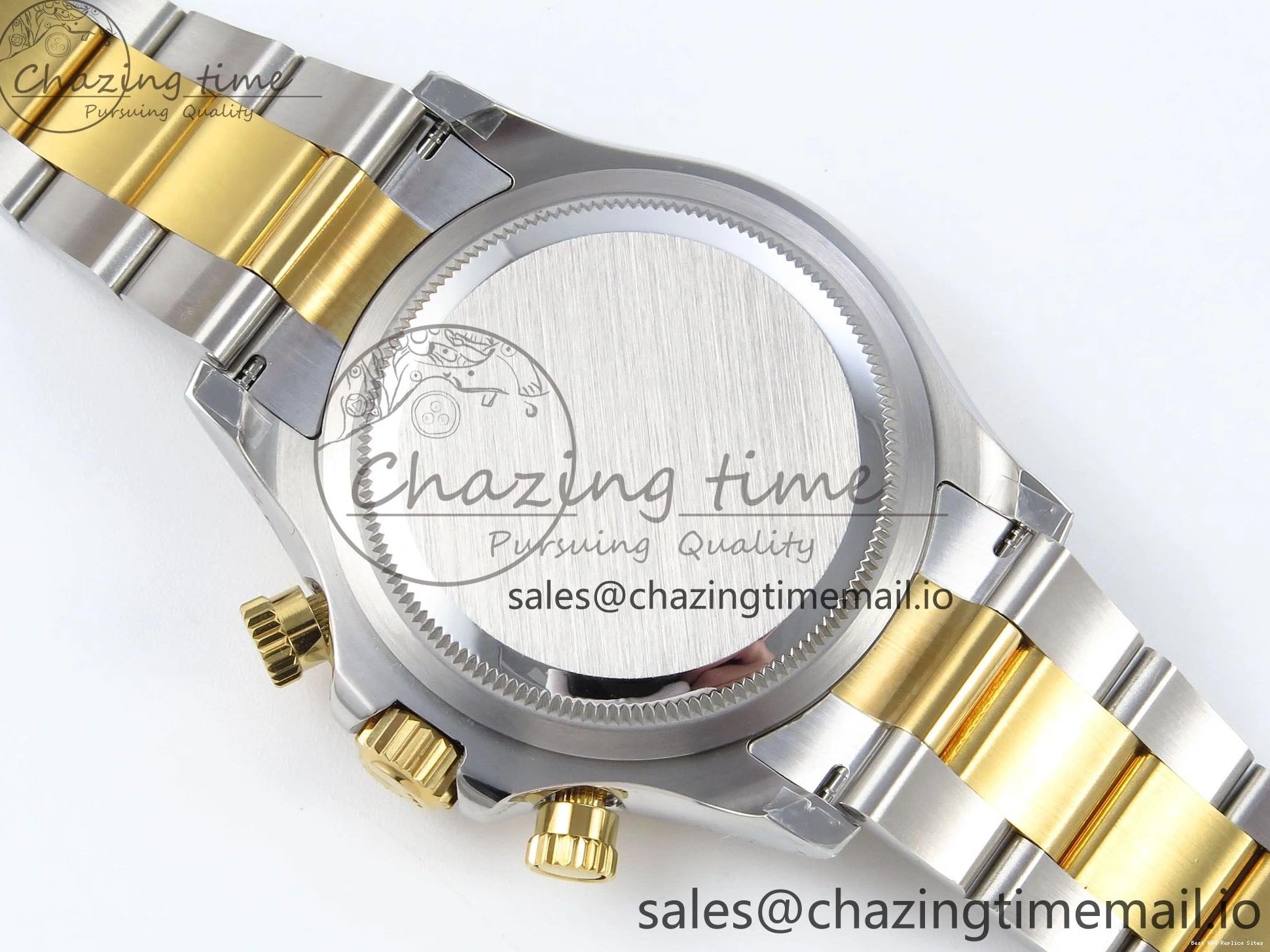 Good Copy Rolex Watches Best on Edition QF 721 V 1:1 Daytona AllSeason SH4131 YG SS Braclet White Dial 126503 1222